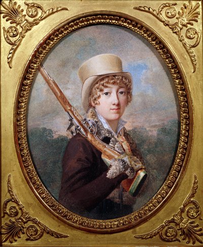 Natalie de Laborde de Mereville, Comtesse Charles de Noailles, in the Park at Mereville by Dutailly
